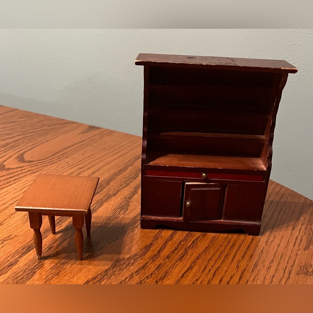Miscellaneous Dollhouse Furniture Lot- Vintage